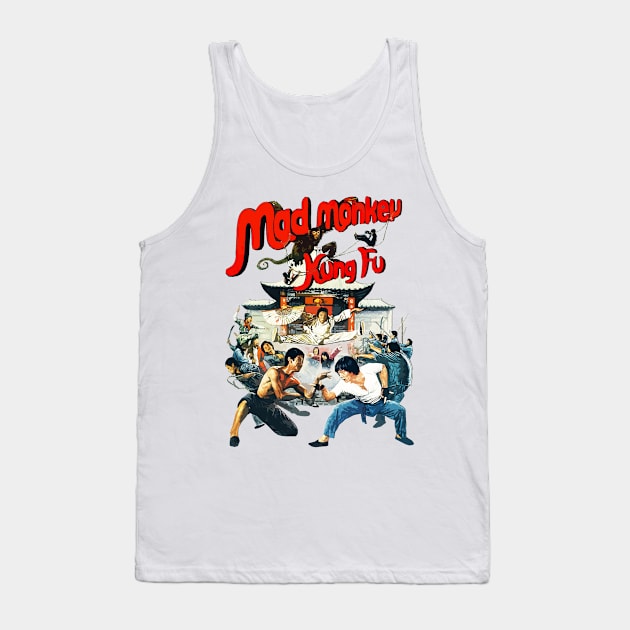 Mad Monkey KungFu Tank Top by TEEVEETEES